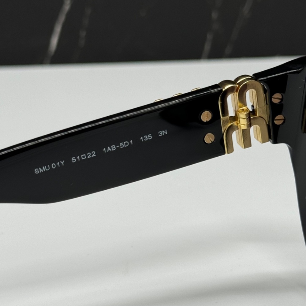 MIU MIU SMUO1Y 1AB5D1
WOMEN SUNGLASSES MUOTYS 1A-5D1 BLACK GREY EYEWEAR - Picture 11 of 15